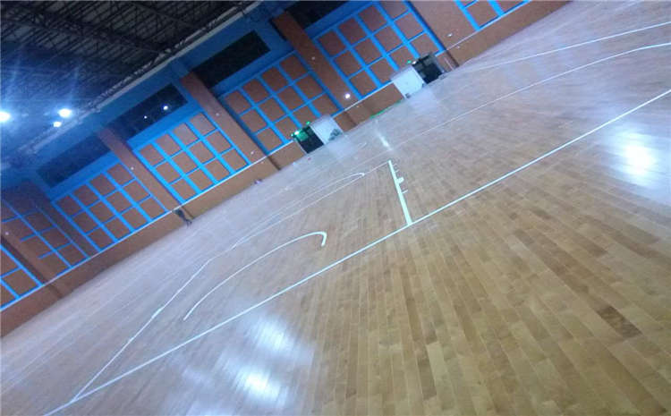 新疆專用運動木地板圖片