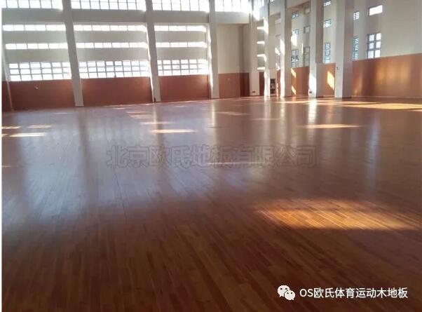 溫州甌海區(qū)外國語學校初中分校運動木地板案例
