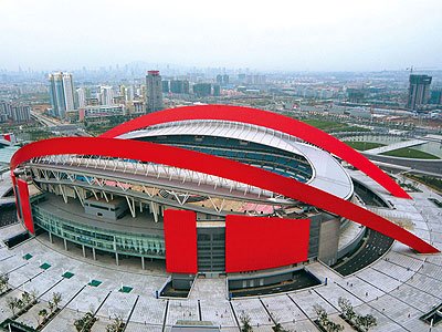 國內(nèi)10大NBA級別籃球館之五  南京奧體中心體育館